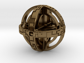 Sphere Key in Polished Bronze