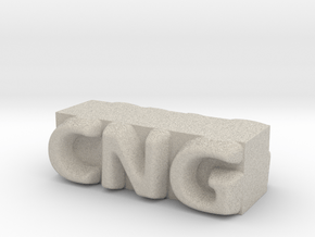 CNG Pendant in Natural Sandstone