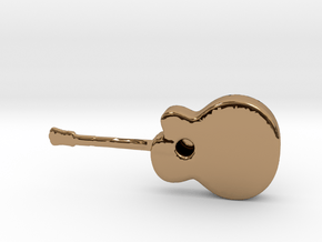 Acoustic Guitar in Polished Brass