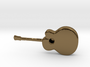 Acoustic Guitar in Polished Bronze