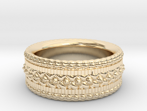 Oring Alfa SIZE10 in 14k Gold Plated Brass