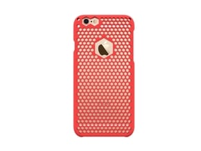 iPhone 6 case_ Hexagons in Red Processed Versatile Plastic