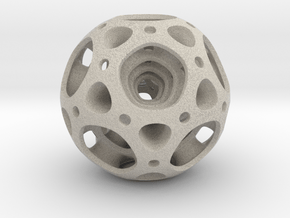 Nested Dodecahedron in Natural Sandstone