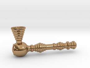 Weed Pipe 3 in Polished Brass