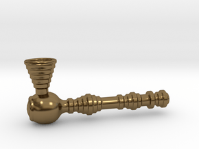 Weed Pipe 3 in Polished Bronze