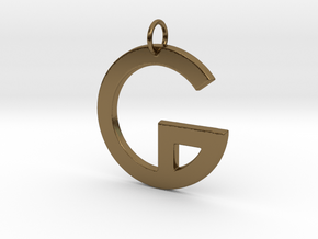 G in Polished Bronze