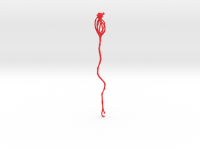 Staff Of Whispers in Red Processed Versatile Plastic