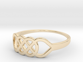 Size 9 Knot C1 in 14K Yellow Gold