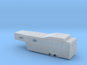 1/87th 28' Bloomers Type Horse Trailer in Smooth Fine Detail Plastic