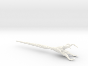 Staff of the Ancients in White Processed Versatile Plastic