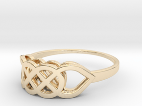 Size 8 Knot C2 in 14K Yellow Gold