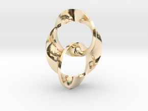 Trinity in 14k Gold Plated Brass