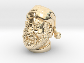 Santa Claus  in 14k Gold Plated Brass