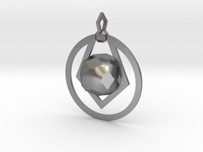 CODE: PWR02 - PENDANT in Natural Silver