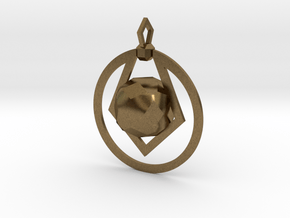 CODE: PWR02 - PENDANT in Natural Bronze
