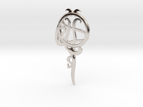 Pisces［Constellation Magic Series］ - Key Style in Rhodium Plated Brass