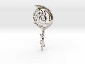 Capricorn［Constellation Magic Series］ - Key Style in Rhodium Plated Brass