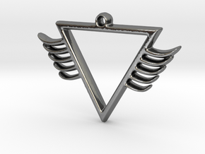 TIII WINGS in Fine Detail Polished Silver