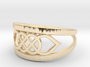Size 7 Knot C6 in 14K Yellow Gold