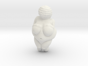 Venus of Willendorf (Lifesize) in White Natural Versatile Plastic