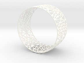 Frohr Design Easy Construction Bracelet  in White Processed Versatile Plastic