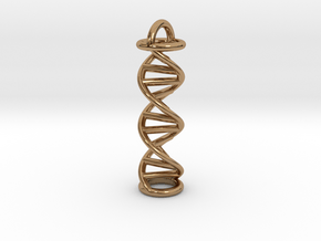 Pendant DNA in Polished Brass