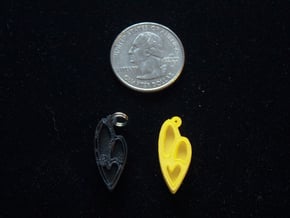 Unova Pendant [Bolt] in Yellow Processed Versatile Plastic