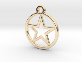 STARNCIRCLE in 14k Gold Plated Brass