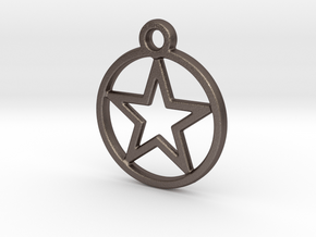 STARNCIRCLE in Polished Bronzed Silver Steel