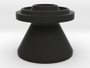 B Size Flask Funnel in Black Natural Versatile Plastic