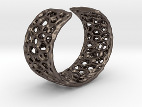 Frohr Design Radiolaria Bracelet Dec/01 in Polished Bronzed Silver Steel