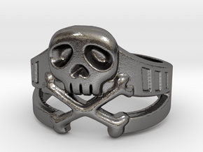  Space Captain Harlock | Ring Size 8 in Polished Nickel Steel: 8 / 56.75