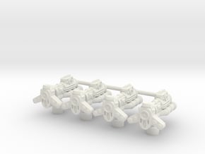 XH102 FL01E Hedrast Leech Frigate (4) in White Natural Versatile Plastic