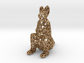 Kangaroo in Polished Brass