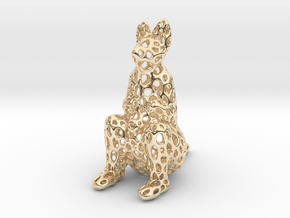 Kangaroo in 14k Gold Plated Brass