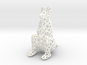 Kangaroo in White Processed Versatile Plastic