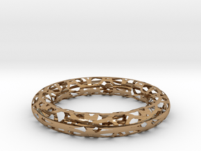 Bangle3 in Polished Brass
