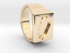 Mammoth Ring in 14k Gold Plated Brass