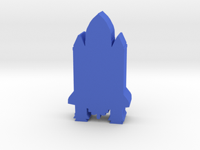 Game Piece, Space Shuttle in Blue Processed Versatile Plastic