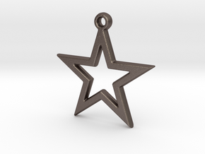 STAR9 in Polished Bronzed Silver Steel