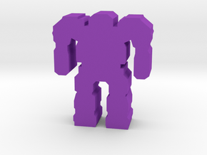 Game Piece, War Mech in Purple Processed Versatile Plastic