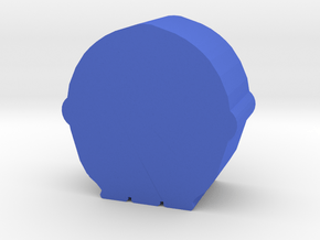 Game Piece, Orbital Dropship in Blue Processed Versatile Plastic