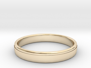 Ring in 14k Gold Plated Brass