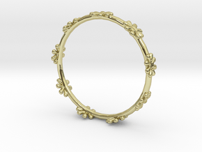 Bangle Design in 18k Gold Plated Brass
