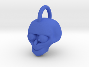 Mumbo Skull Pendant in Blue Processed Versatile Plastic