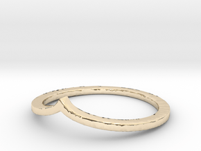 Arrow Stacking Ring in 14k Gold Plated Brass