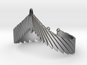 Falcon Wing Bracelet in Fine Detail Polished Silver