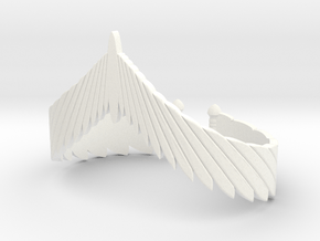 Falcon Wing Bracelet in White Processed Versatile Plastic