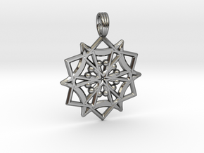 UTRON STAR in Fine Detail Polished Silver