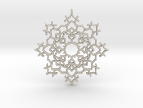 Fancy Snowflake in Natural Sandstone